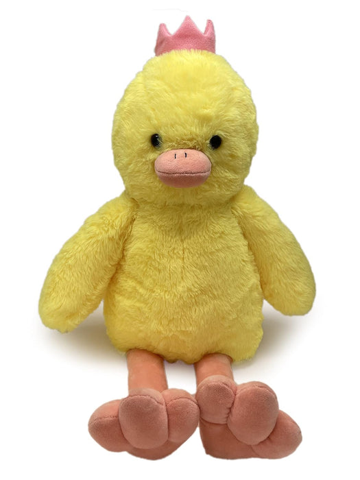 Mirada Cute Yellow Crown Duck Soft Toy for Girls/Kids | Stuffed Plush Animal | - 35cm