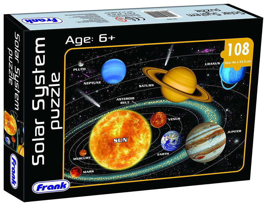 Frank Solar System Outer Space Puzzle for 6 Year and Above - Fun and Challenging - Educational Toys and Games for Focus, Memory, Mental Boost