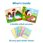 Skillmatics Art Activity - Dot It Combo, No Mess Sticker Art for Kids, Craft Kits, DIY Activity, Gifts for Boys & Girls,Travel Toys for Toddlers - Paper, Multicolor