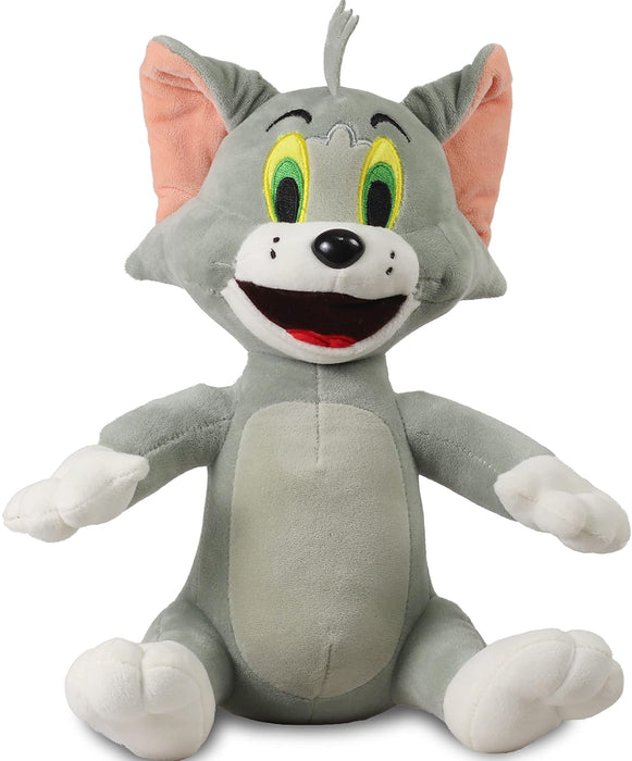 Mirada Cute Grey Cute Licensed Sitting Tom Soft Toy| Ideal Gift for Girls/Kids | Stuffed Plush Animal | Ideal for Birthdays & Special Occasions - 35cm