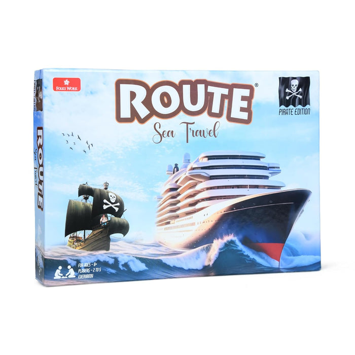 Folks Work Route Sea Travel Pirate Edition Board Game