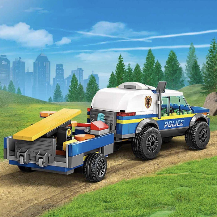 LEGO City Mobile Police Dog Training 60369 Building Toy Set (197 Pcs),Multicolor