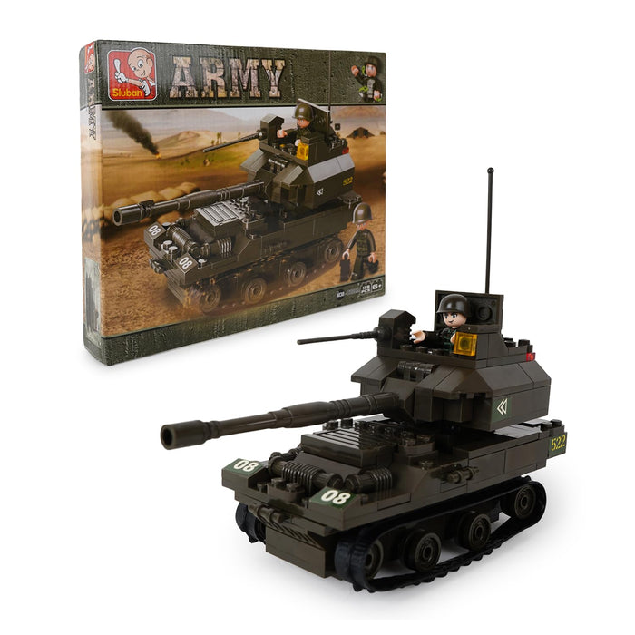 Sluban Army Tank Educational Building Block Toy B0282 - Kids