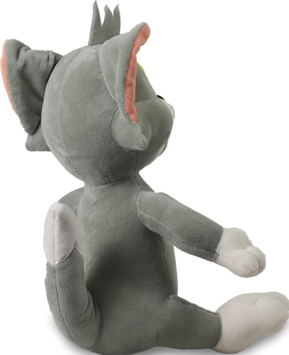 Mirada Cute Grey Cute Licensed Sitting Tom Soft Toy| Ideal Gift for Girls/Kids | Stuffed Plush Animal | Ideal for Birthdays & Special Occasions - 35cm