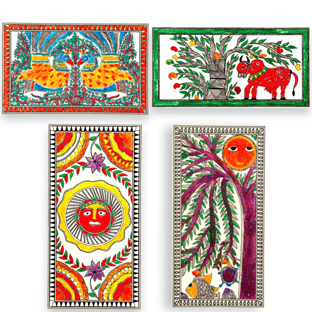 ToyKraft Sand Art Kit for Kids, Sandsational Madhubani Design, Art & Craft Set, Sand Art Maker