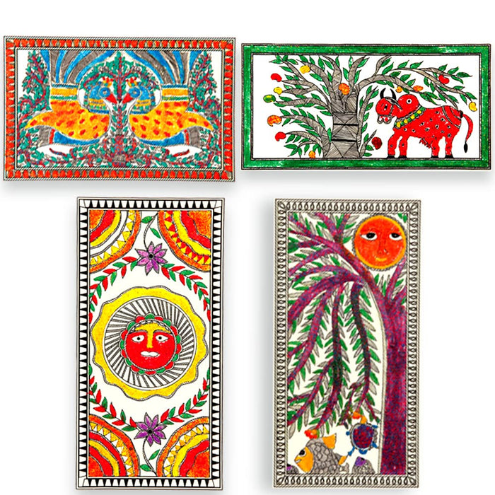 ToyKraft Sand Art Kit for Kids, Sandsational Madhubani Design, Art & Craft Set, Sand Art Maker