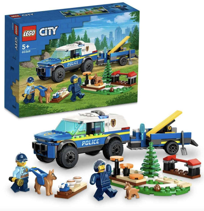 LEGO City Mobile Police Dog Training 60369 Building Toy Set (197 Pcs),Multicolor