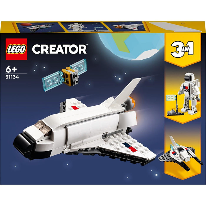 LEGO Creator Space Shuttle 31134 Building Toy Set (144 Pieces), Multi Color