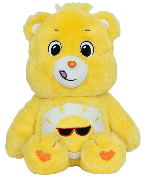 Mirada Care Bears Funshine Bear - Yellow Plushie Perfect Stuffed Animal, Birthday Gift, Super Soft and Cuddly – Good for Girls and Boys, Collectors - 35cm