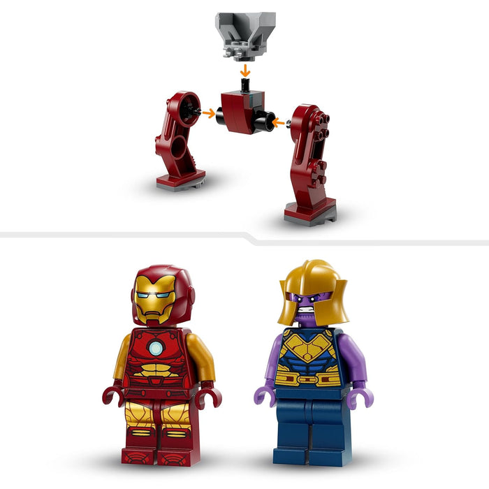 LEGO Marvel Iron Man Hulkbuster vs. Thanos 76263 Building Toy Set (66 Pieces)