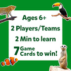 Skillmatics Card Game - Guess in 10 Picture Clues Animal Planet, Perfect for Boys, Girls, Kids, and Families Who Love, Educational Games, Board Games, Gifts for Ages 6, 7, 8, 9 and Up