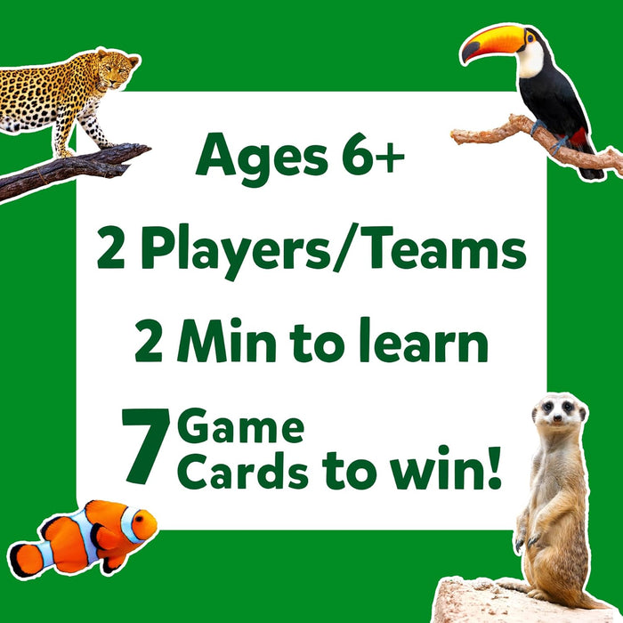 Skillmatics Card Game - Guess in 10 Picture Clues Animal Planet, Perfect for Boys, Girls, Kids, and Families Who Love, Educational Games, Board Games, Gifts for Ages 6, 7, 8, 9 and Up