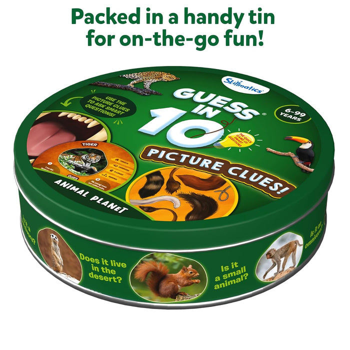 Skillmatics Card Game Guess in 10 Picture Clues Animal Planet