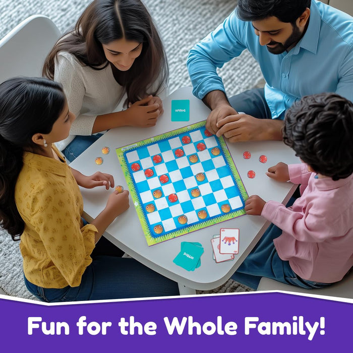 Bloomingo Board and Card Game - Game On! 20 in 1 Board Game - Ludo, Chess, Checkers and More - Educational Learning Toys for Fine Motor Skills and Cognitive Development - Birthday Gift for Kids