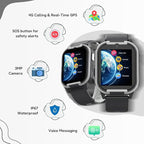 SPIKY Gnome Kids Smartwatch | with HD 4G Video & Voice Calling | IP67 Waterproof, GPS - LBS Tracking - WiFi, Geo Fencing, SOS Button | Best Smartwatch for Kids Boys & Girls