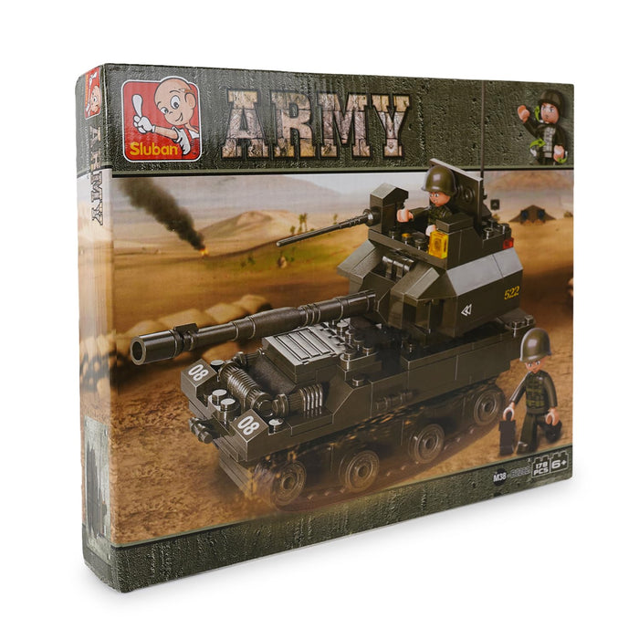 Sluban Army Tank Educational Building Block Toy B0282 - Kids