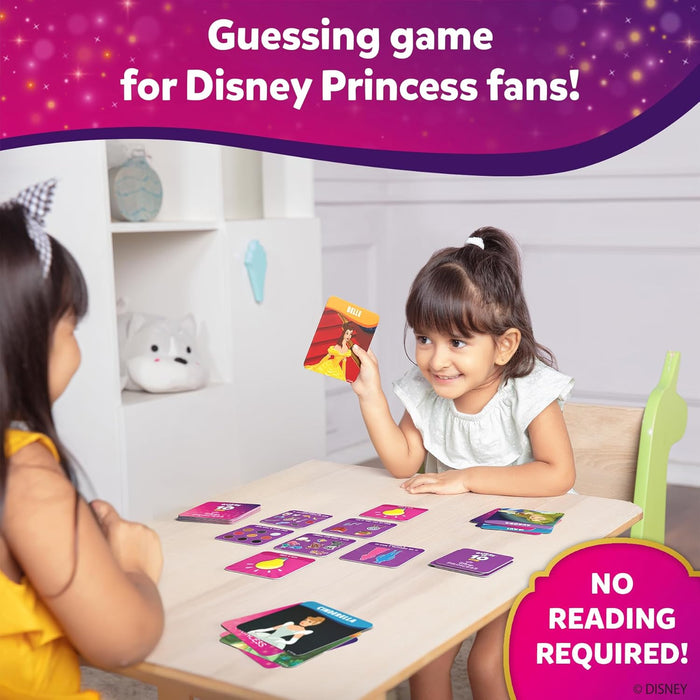 Skillmatics Card Game - Guess in 10 Junior Disney Princess for Kids, Girls, Boys, Who Love Board Games, Cinderella, Ariel, Jasmine, Gifts for Ages 3, 4, 5, 6, Travel Friendly