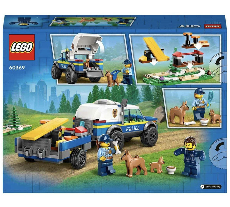 LEGO City Mobile Police Dog Training 60369 Building Toy Set (197 Pcs),Multicolor