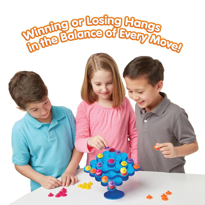 Funskool Games Topple, Strategy balancing and skill game, Stack 5 in a row, For Kids & Family, 2 - 4 players, Ages 6 and above