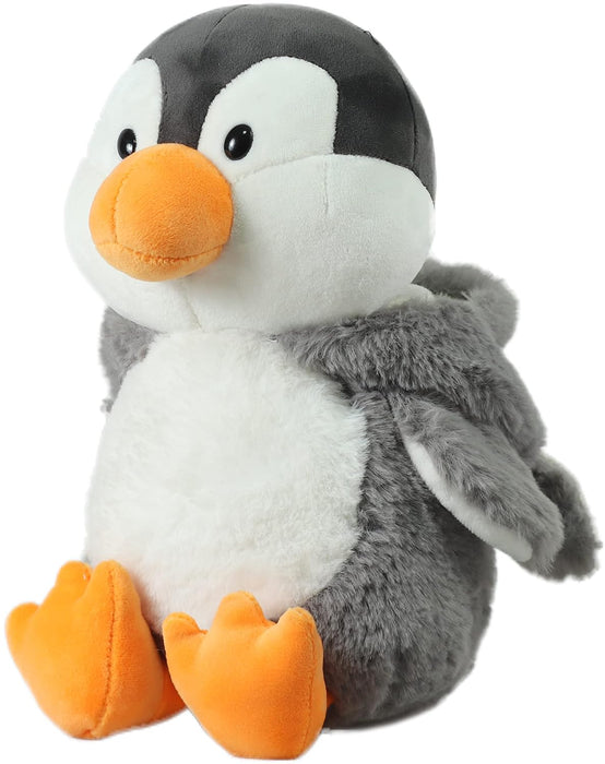 Mirada Cute Grey Penguin Soft Toy for Girls/Kids | Huggable Hoodie Penguin Soft Toy