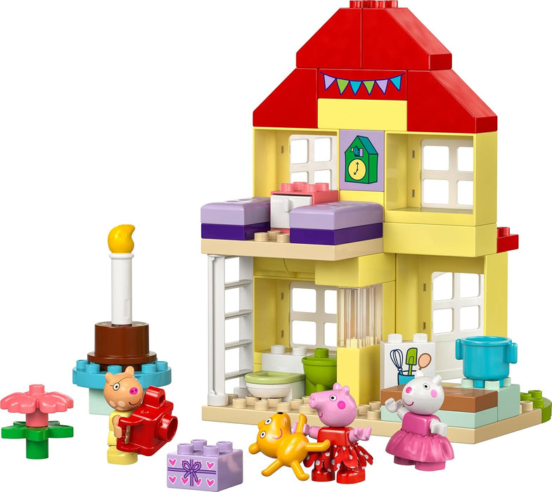 LEGO DUPLO Peppa Pig Birthday House Playset 10433 Building Blocks Toys for 2+ Gift for Boys and Girls