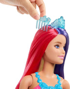 Barbie Dreamtopia Royal Doll with Extra-Long Two-Tone Fantasy Hair, Hairbrush, Headband & Styling Accessories, GTF38