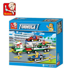 Sluban FORMULA CAR Building Block Toys for Kids 428 Pieces Multi Color M38-B5200