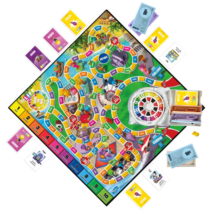 Hasbro Gaming - The Game of Life Board Game, Fun Board Game for Families and Kids, Classic Board Game for Boys & Girls Ages 8 and Up, Game for 2-8 Players