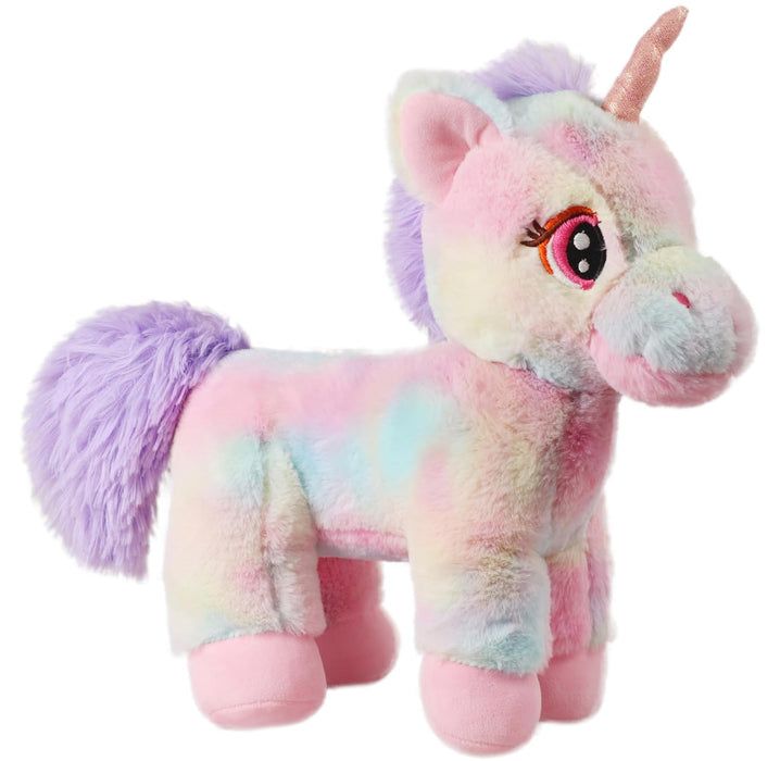 Mirada Enchanting Multicolor Unicorn Soft Toy | Awesome Gift for Girls/Kids | Floppy and Glittery with Sparkling Horn