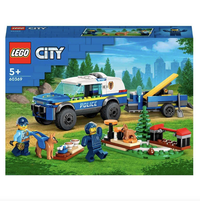 LEGO City Mobile Police Dog Training 60369 Building Toy Set (197 Pcs),Multicolor