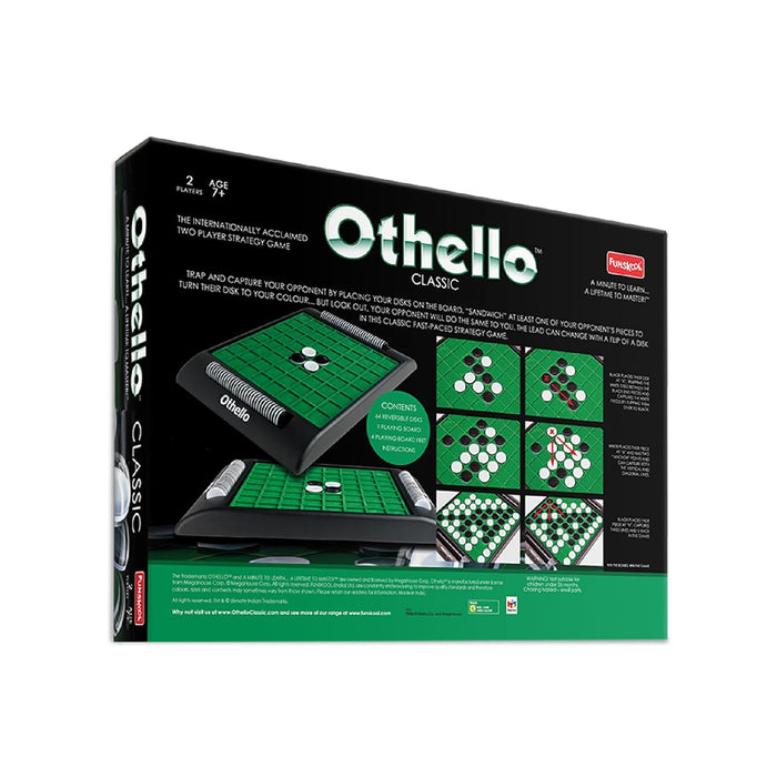 Funskool Games, Othello, Strategy Game, 2 players, Ages 8 and above,for kids 8+ years