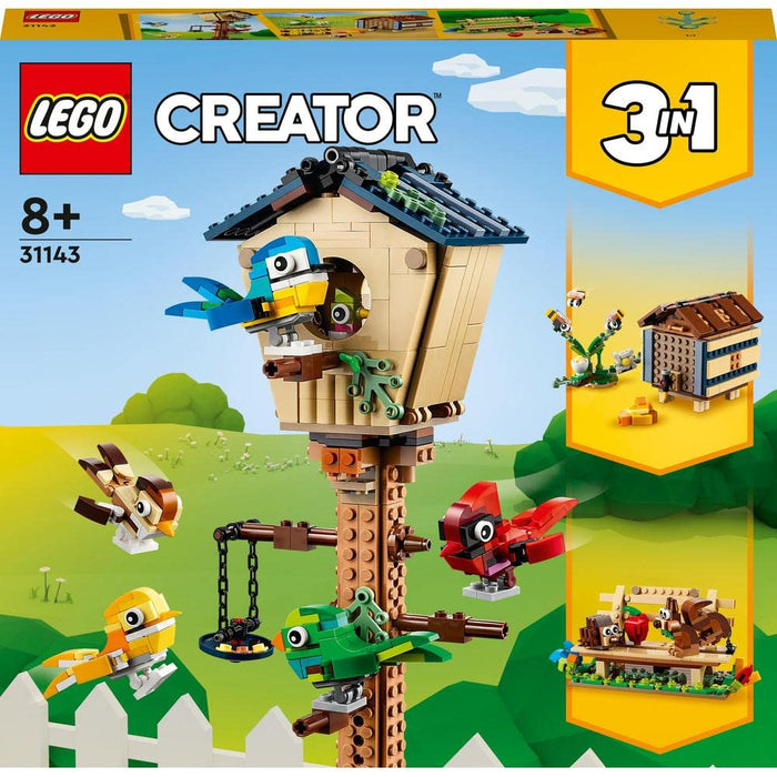 LEGO Creator 3In1 Birdhouse 31143 Building Toy Set (476 Pieces), Multi Color