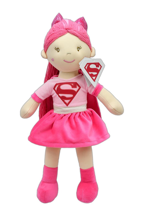 Mirada Super Girl Doll for Baby Girls/Kids | Washable & Super Soft Fabric Body | Stuffed Plush - 38cm