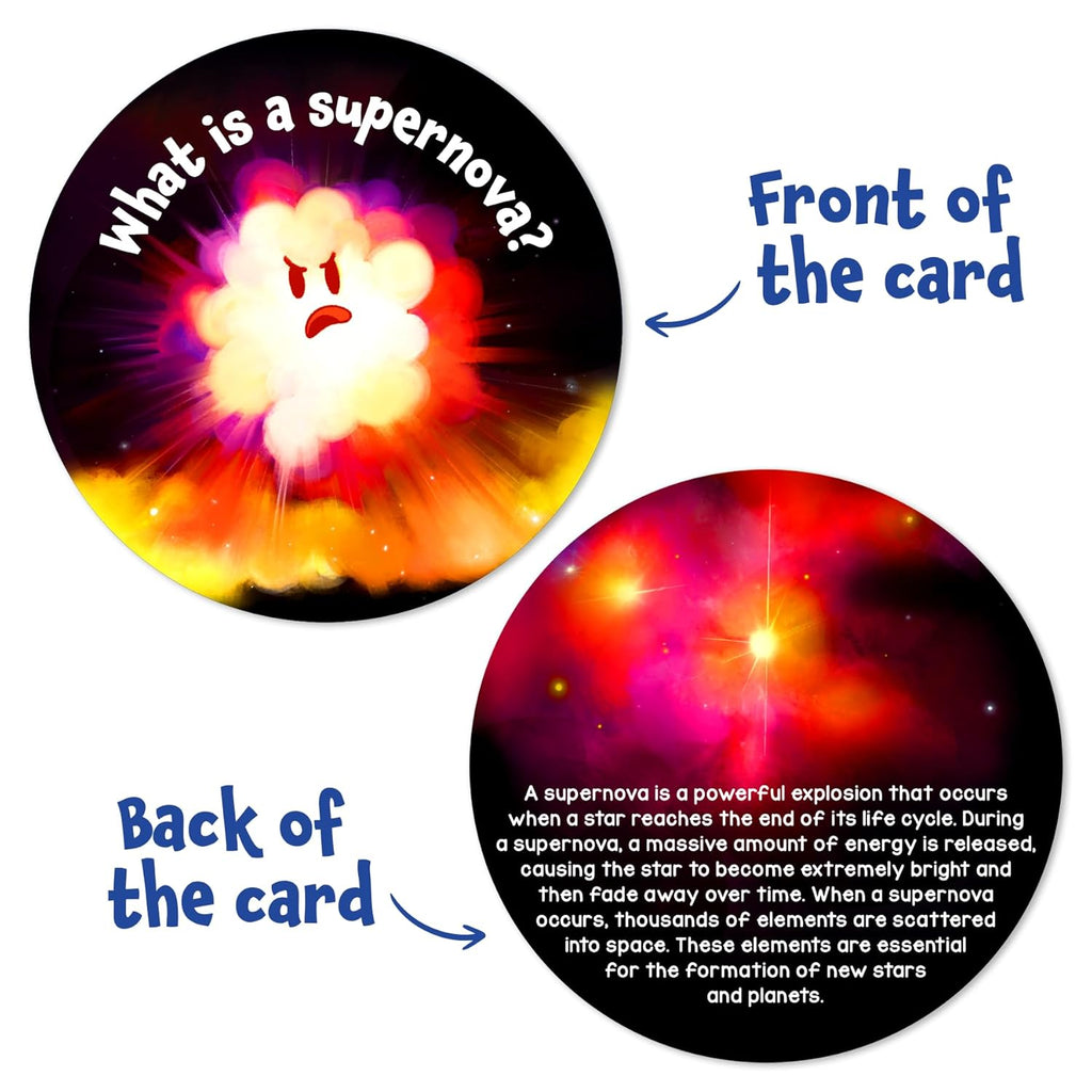 Skillmatics Flash Cards - Science Snippets Space