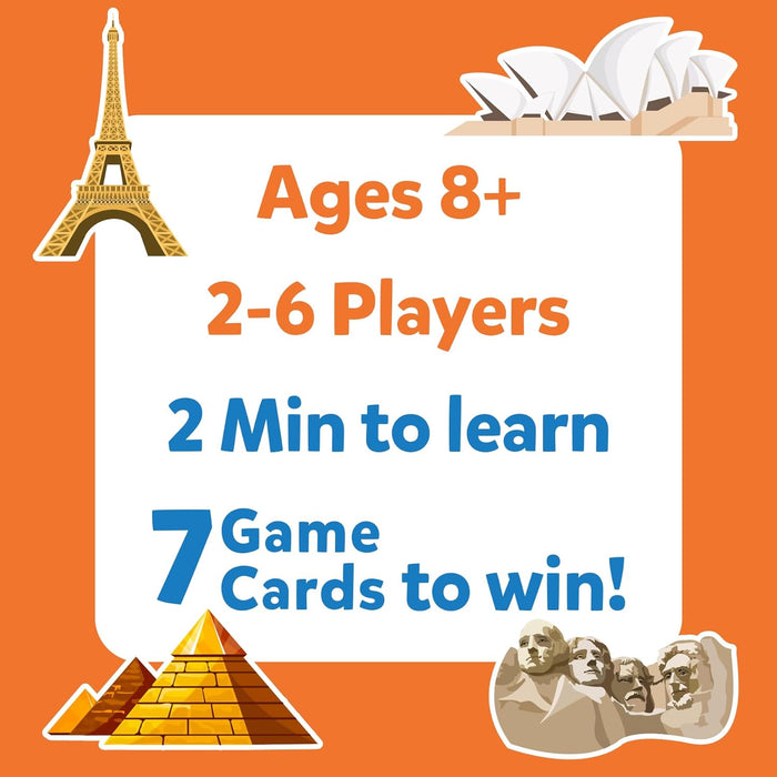 Skillmatics Card Game - Guess in 10 Countries of The World, Perfect for Boys, Girls, Kids, and Families Who Love Educational Toys, Travel Friendly, Gifts for Ages 8, 9, 10 & Up