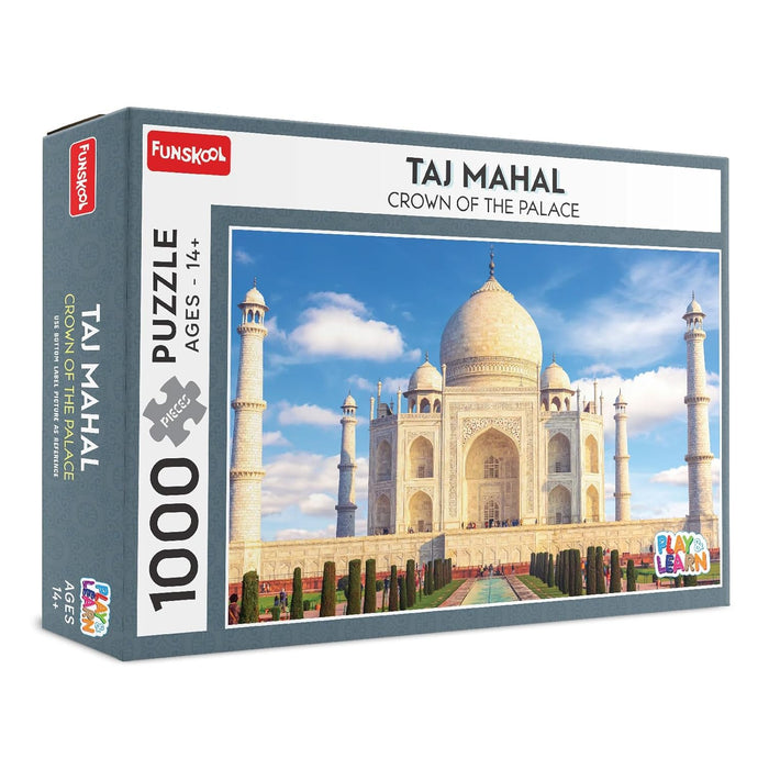 Funskool Play & Learn-Taj Mahal,Educational,1000 Pieces,Puzzle,for 14 Year Old Kids and Above,Toy - Multicolor