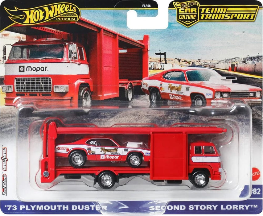 Hot wheels team transport 2025 Plymouth Duster