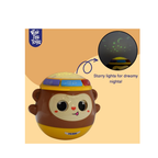 Nubo Jungle Beats Sound Toy for Babies and Toddlers, Interactive Peek-a-Boo Eyes, Tumbler Toy with Light, Music and Rhymes for Infants, Best for Kids Gifting Age 6 Months+