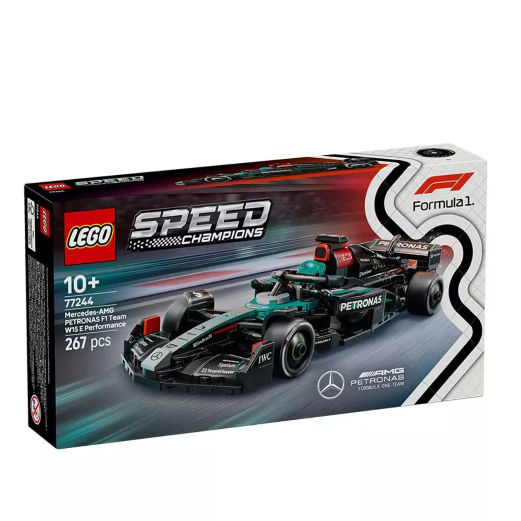 LEGO 77244 Speed Champions Mercedes-AMG F1 W15 Race Car (267 Pieces)