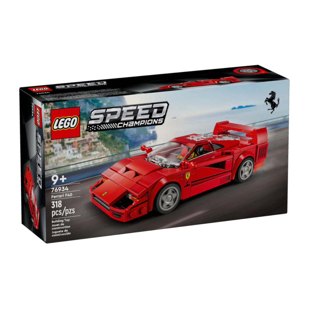 Lego 76934 Speed Champions Ferrari F40 Supercar (318 Pieces)
