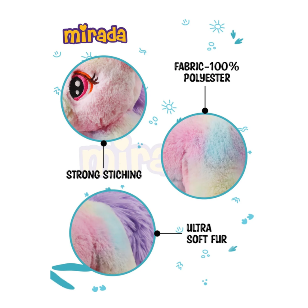 Mirada Unicorn Toy - Light Multi – 40cm