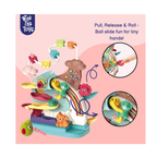 Little Loops Activity Playset | Educational Toy with Rolling Balls, Feeding Bird Game & Colorful Slides | Motor Skill Development Toy for Kids | Age 3 Y+