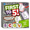 Skillmatics Card Game - First to 5, Quick Category Game with a Twist, Family & Party Game, Gifts for Kids, Teens, Adults Ages 8, 9, 10 & Up, 2-8 Players