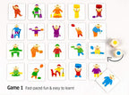 Chalk And Chuckles Pyjama Party Fun Educational Colour Matching, Logic Preschool Brain Game for Kids Age 3-6 Years (Multicolour)