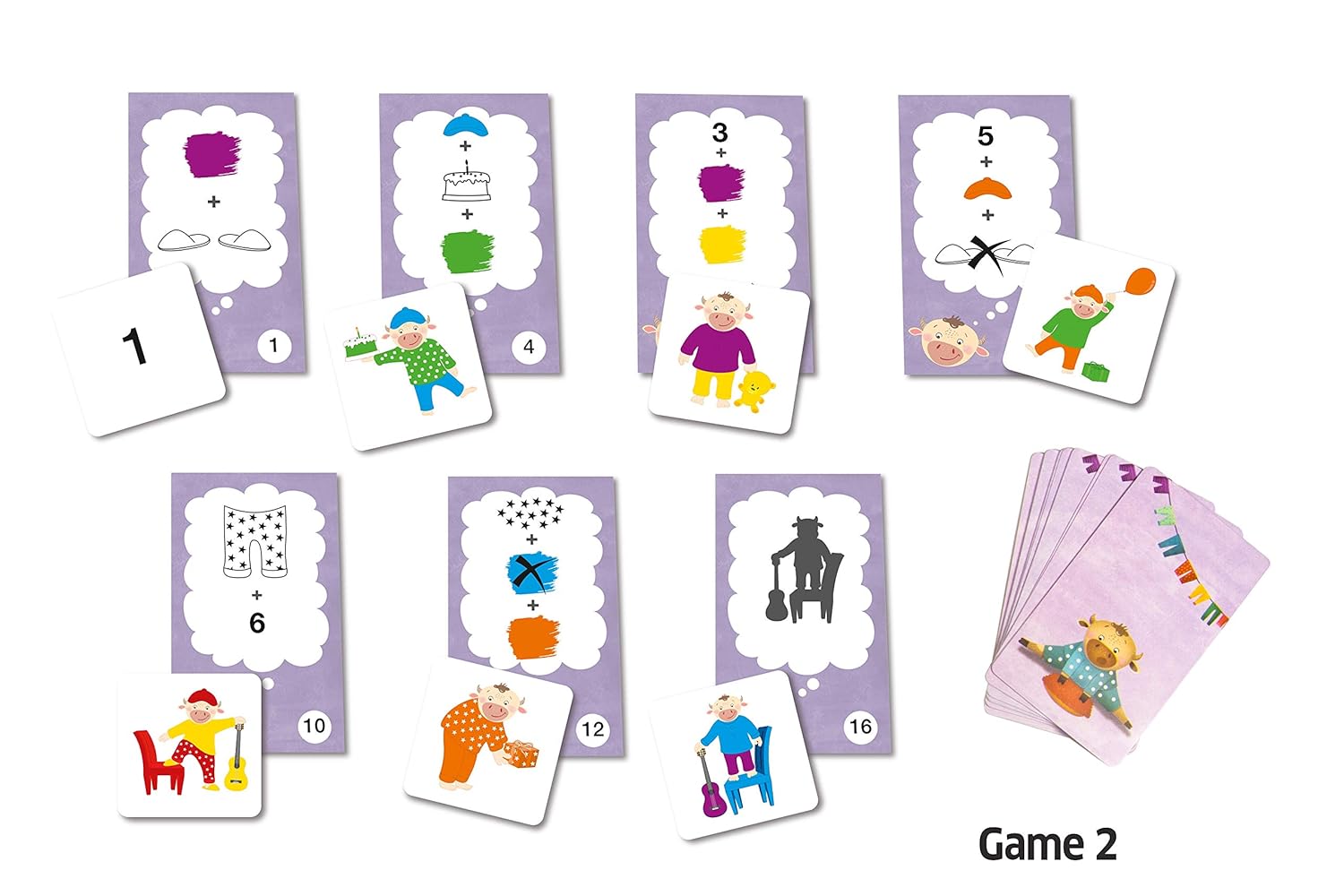 Chalk And Chuckles Pyjama Party Fun Educational Colour Matching, Logic Preschool Brain Game for Kids Age 3-6 Years (Multicolour)