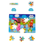 Ratna's 4 in 1 Indian Seasons Jigsaw Puzzle for Kids - Set of 4 | 35-Piece Puzzles | Educational Toy for Cognitive Development | Vibrant Colors | Puzzle Guide Included | Ages 3 and Up