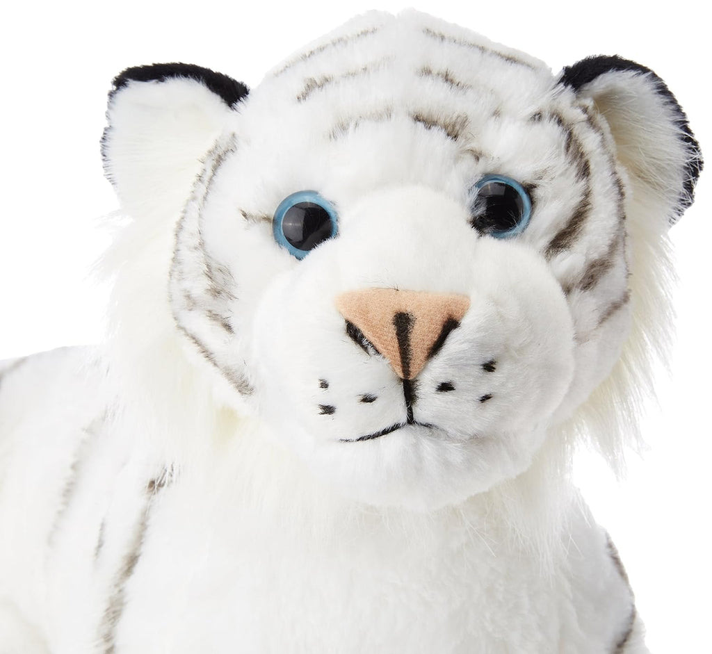 Wild Republic Kid Ck Laying Tiger, White (16-Inch)
