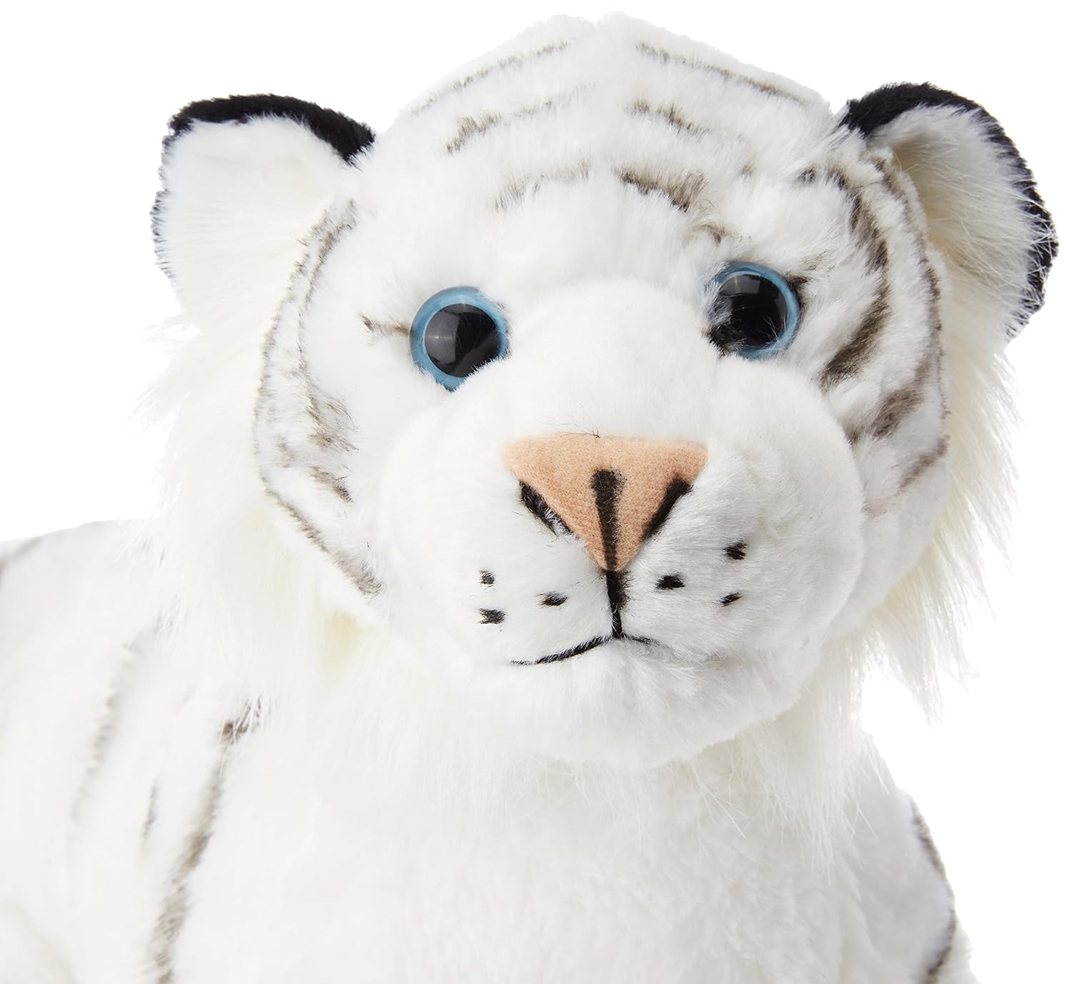 Wild Republic Kid Ck Laying Tiger, White (16-Inch)