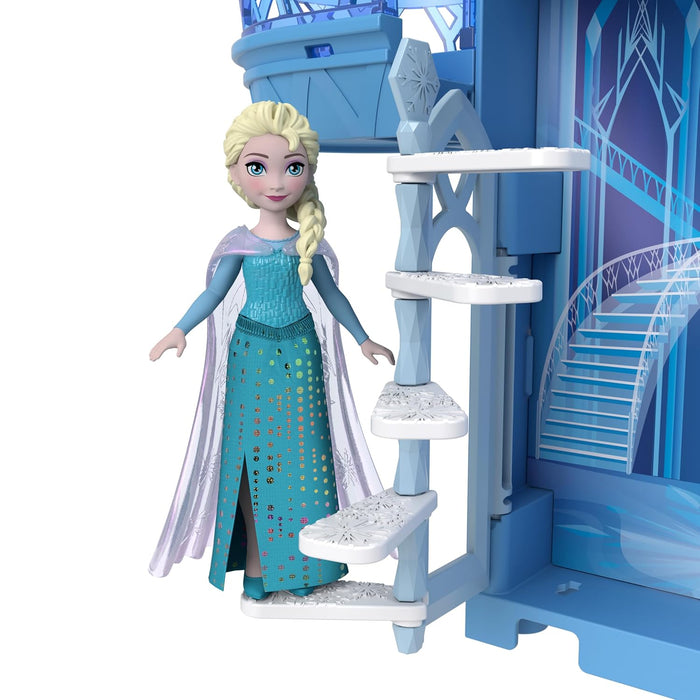 Disney Frozen Disney Princess Toys, Storytime Stackers Elsa Ice Palace, Stackable Castle Doll House with Small Doll & 8 Pieces, Inspired by The Movies