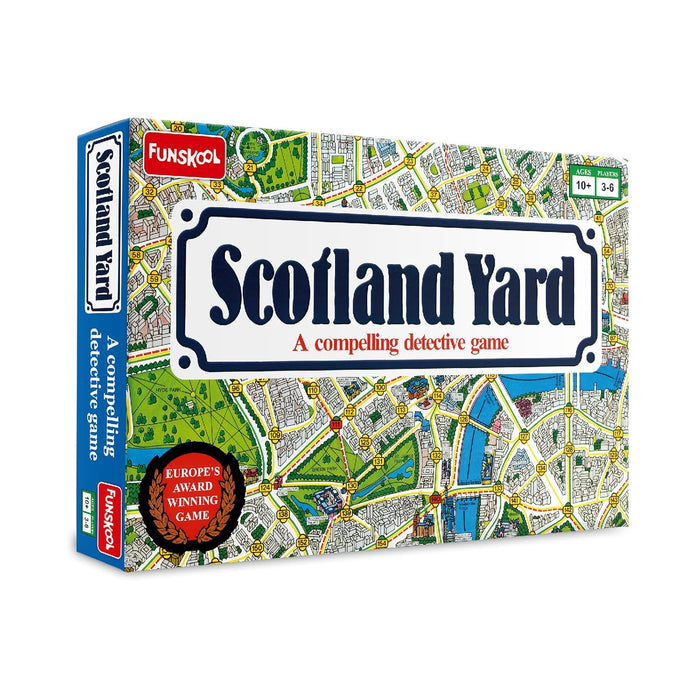 Funskool Games, Scotland Yard, A Compelling Detective And Strategy, Animal Board Game for Kids & Family, 2 - 3 Players, Ages 10 years and above